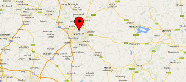 Map of Leicester Area